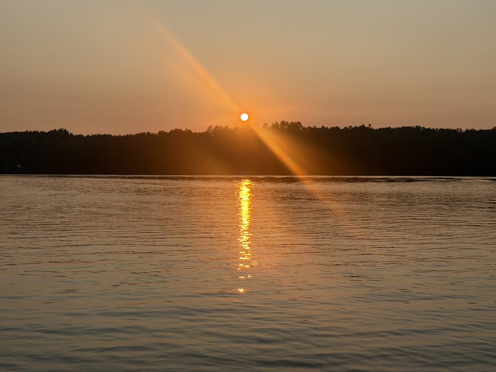 Sunset over Thunder Lake